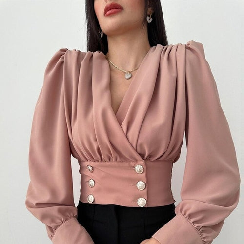 Office Fashion Elegant Long Sleeve Blouse