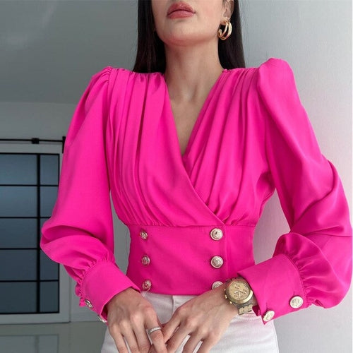 Office Fashion Elegant Long Sleeve Blouse