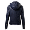  Winter PU Leather Coat 