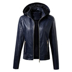  Winter PU Leather Coat 