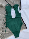 One Piece Green Women's Swimsuit