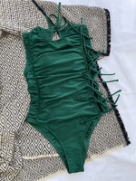 One Piece Green Women's Swimsuit