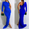 One-shoulder Ruched Long Dresses