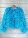 Women Faux Fur High Quality Fluffy Short Coat