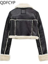 Women's Fur Leather Jacket 