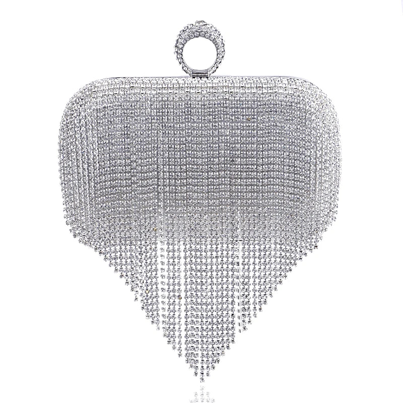 Shiny Diamonds Clutches Purse