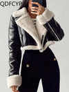 Women's Fur Leather Jacket 