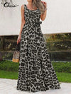 Leopard Print Maxi Dress