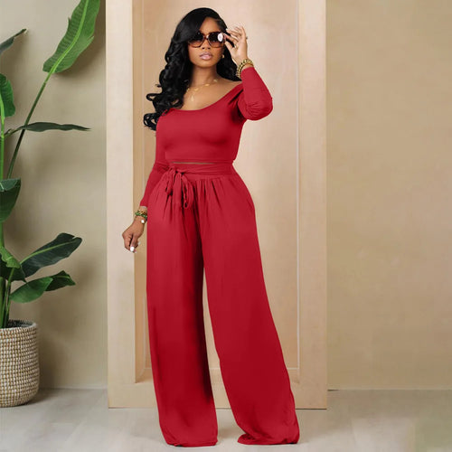 Women Two Piece Matching Pants Sets