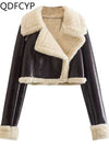 Women's Fur Leather Jacket 