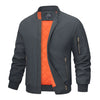 Men's Spring/Fall Warm Full Zip Padded  Bomber Jackets