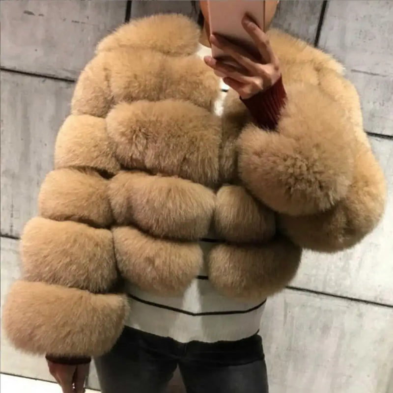 Women's Winter Faux Fur Jacket