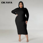  Women Long Sleeve Elastic Bodycon Midi Dress