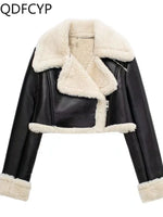 Women's Fur Leather Jacket 