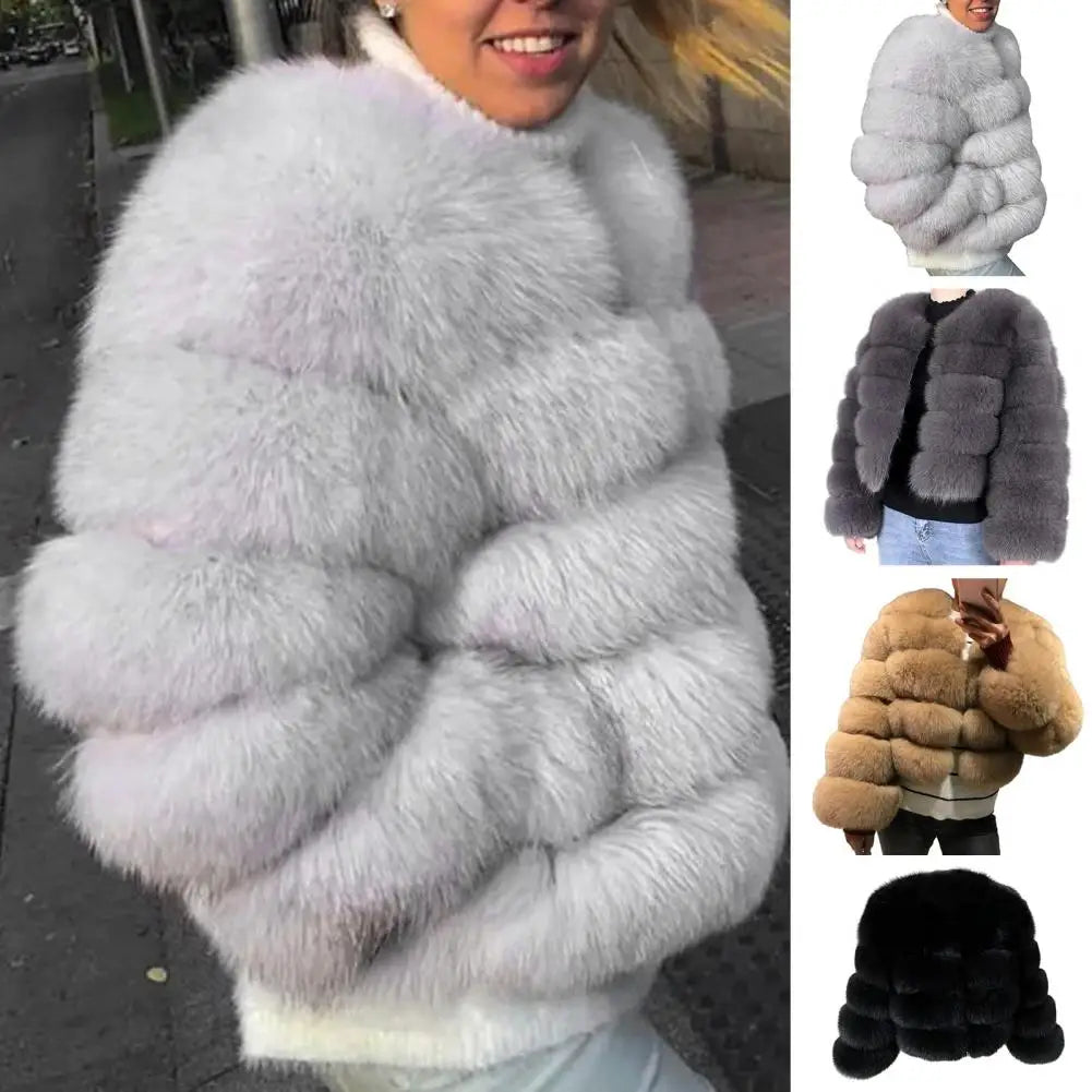 Women's Winter Faux Fur Jacket