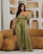 Women Two Piece Matching Pants Sets 