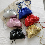 Luxurious Gold Cloud Leather Bags