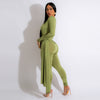  Women Sexy Long Sleeve Deep V Neck Jumpsuits