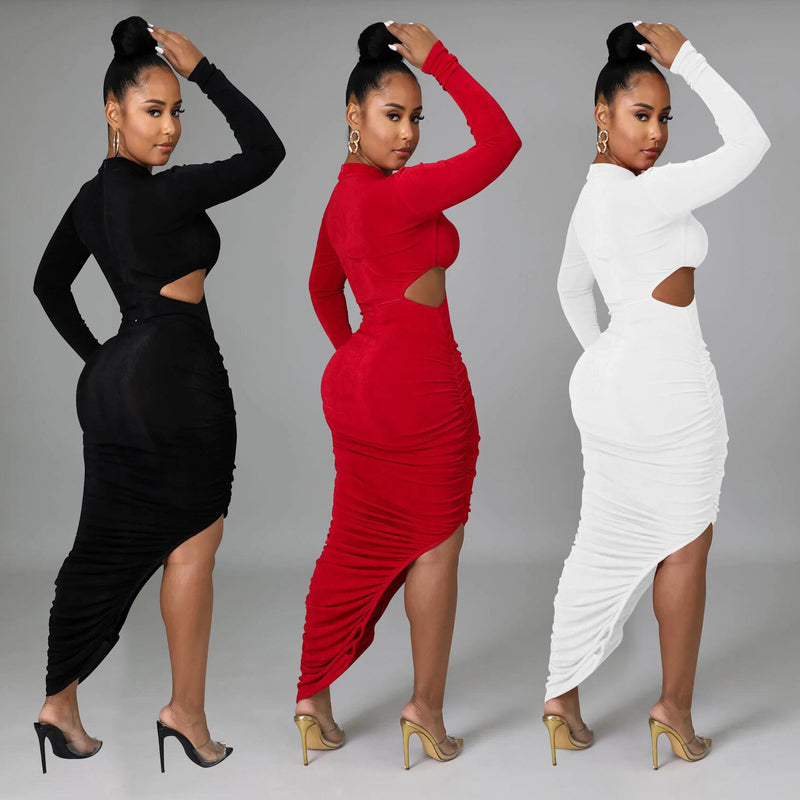 Women Long Sleeve Sexy Bodycon Dresses