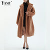 Women Teddy Faux Fur Long Vintage Winter Coats