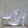 Women Light Up Glowing  Luminous Clear  Platform  LED High Heel Transparent   Shoes