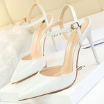 Women’s  Patent Leather 2022  Sexy Party   High Heels Shoes