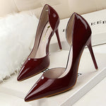 Women’s  Patent Leather 2022  Sexy Party   High Heels Shoes