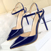 Women’s  Patent Leather 2022  Sexy Party   High Heels Shoes