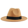Fedora Women / Men New 7cm Wide Brim Hats
