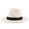 Fedora Women / Men New 7cm Wide Brim Hats