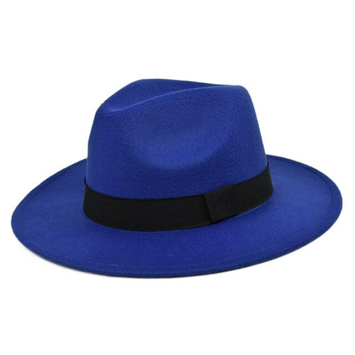 Fedora Women / Men New 7cm Wide Brim Hats