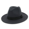 Fedora Women / Men New 7cm Wide Brim Hats