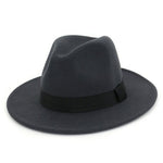 Fedora Women / Men New 7cm Wide Brim Hats