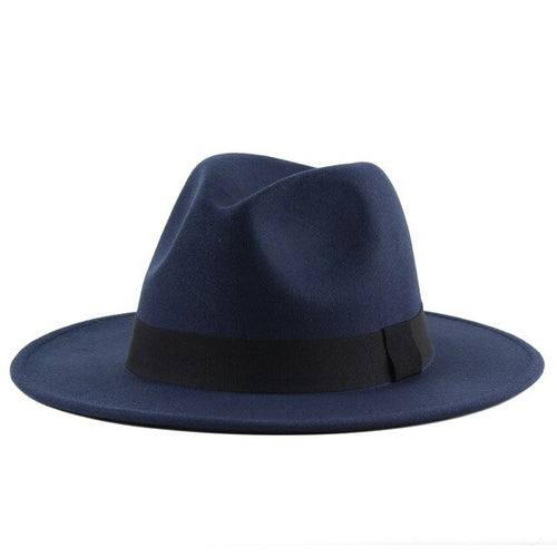 Fedora Women / Men New 7cm Wide Brim Hats