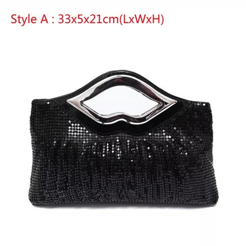 Sequins Evening Clutch Luxury Full Rhinestones Handbags