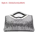 Sequins Evening Clutch Luxury Full Rhinestones Handbags