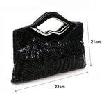 Sequins Evening Clutch Luxury Full Rhinestones Handbags