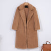 New Women Winter Warm Faux Fur  Turn Down Collar  Warm Coats